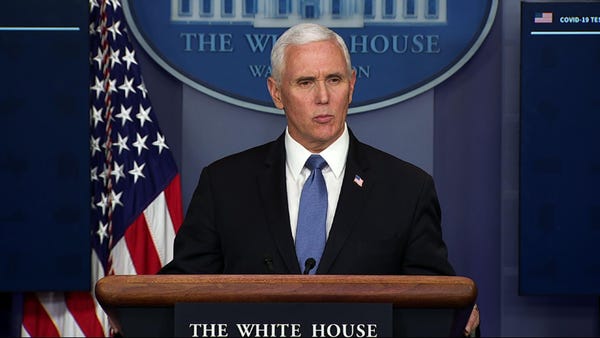 Pence: Testing sufficient for Phase 1 Reopening