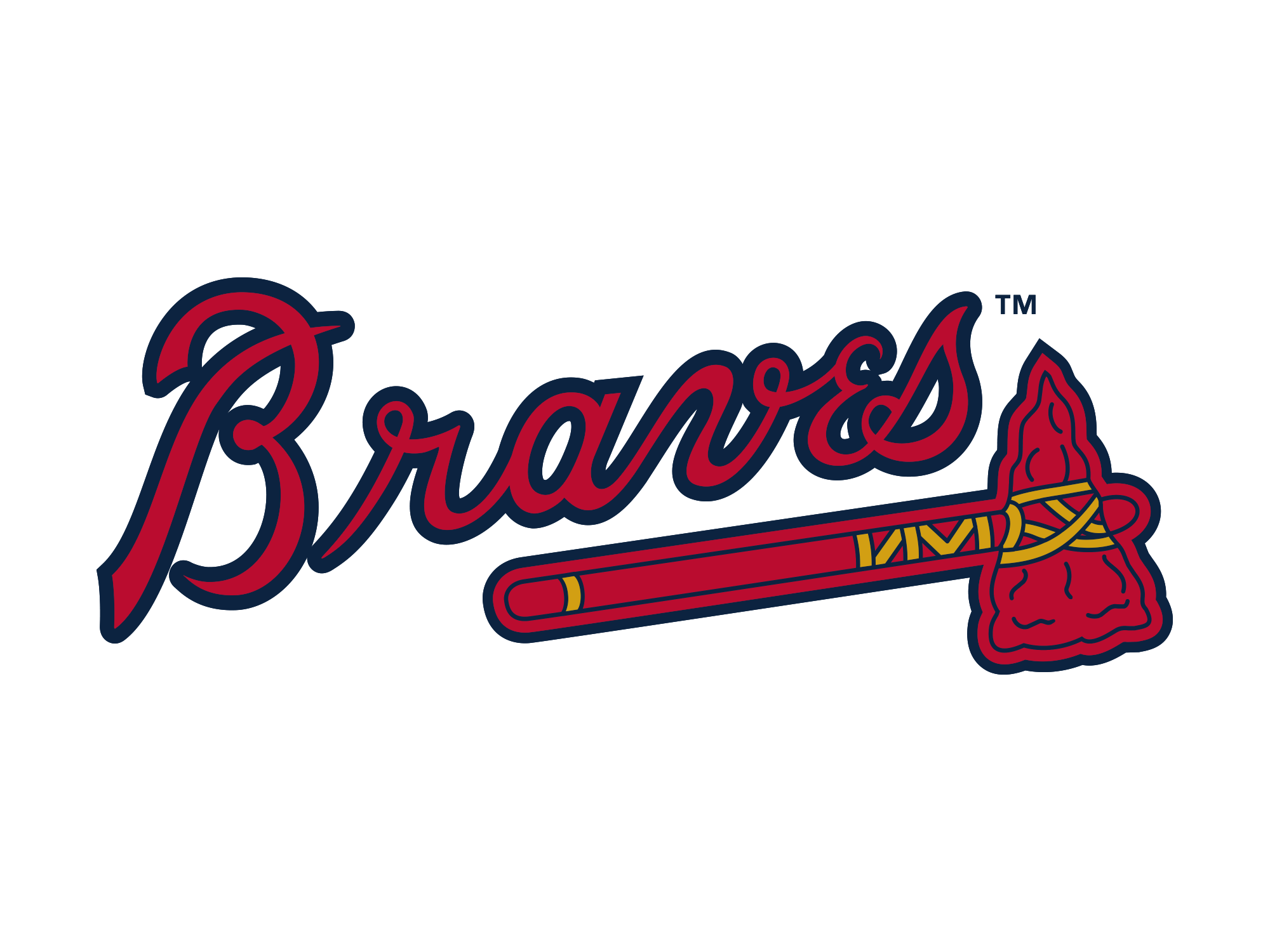 atlanta braves - Atlanta Braves Baseball - Sticker