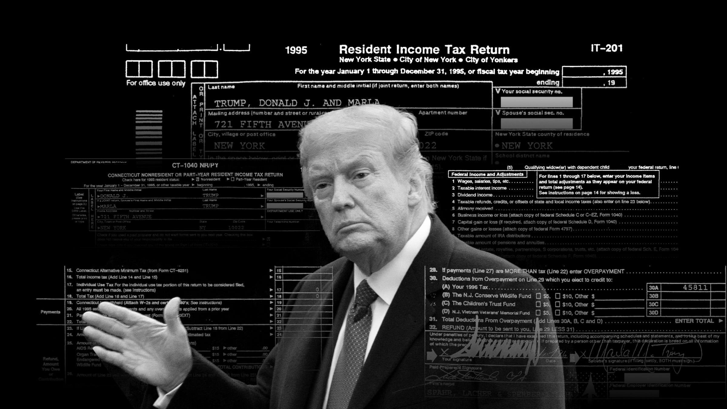 Trump tax returns released after four years of partisan legal disputes