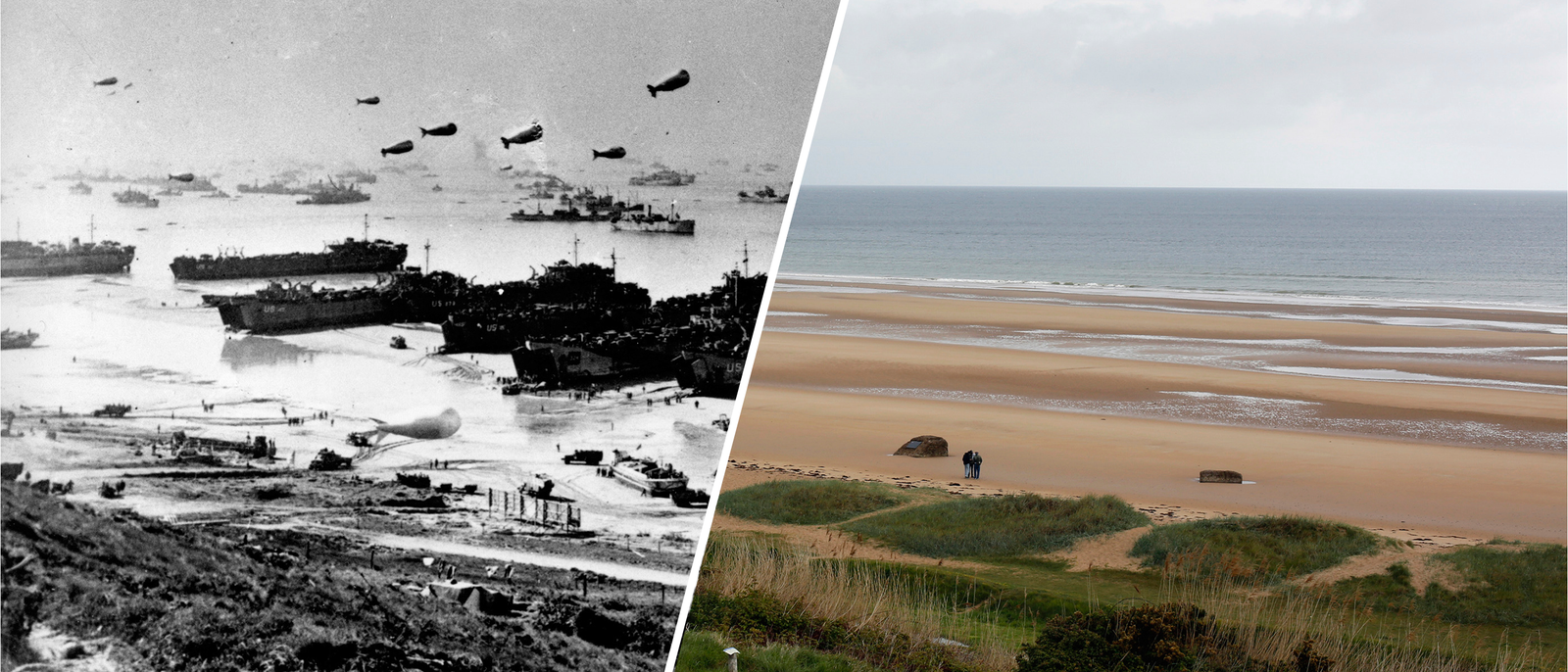 D-Day: Photos show how Normandy has healed 75 years later