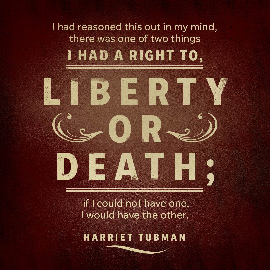 harriet tubman quote