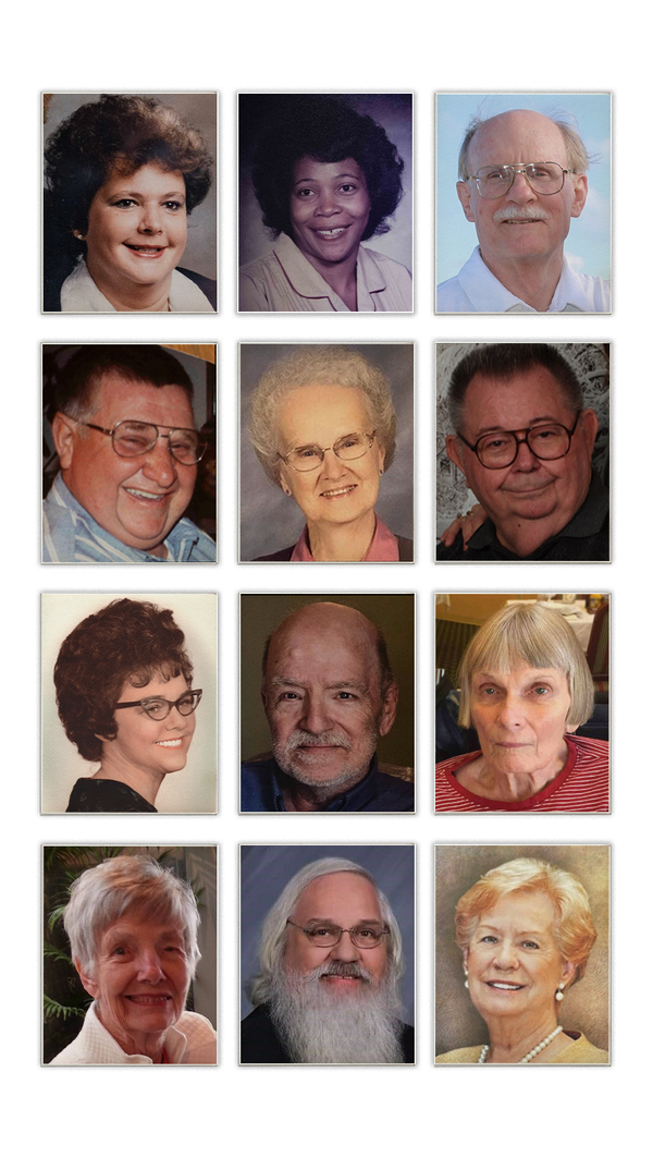 Collage of faces of people who died in nursing homes from COVID-19