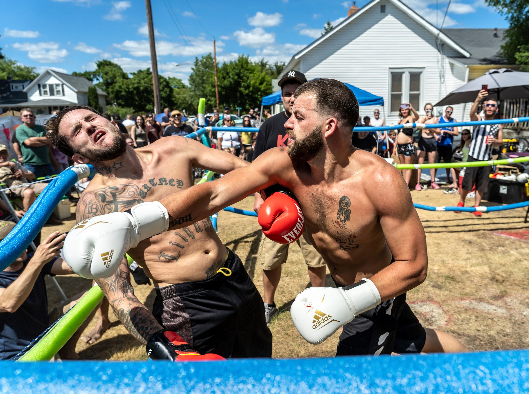 MY FIRST BOXING FIGHT I BROKE HER NOSE!? 