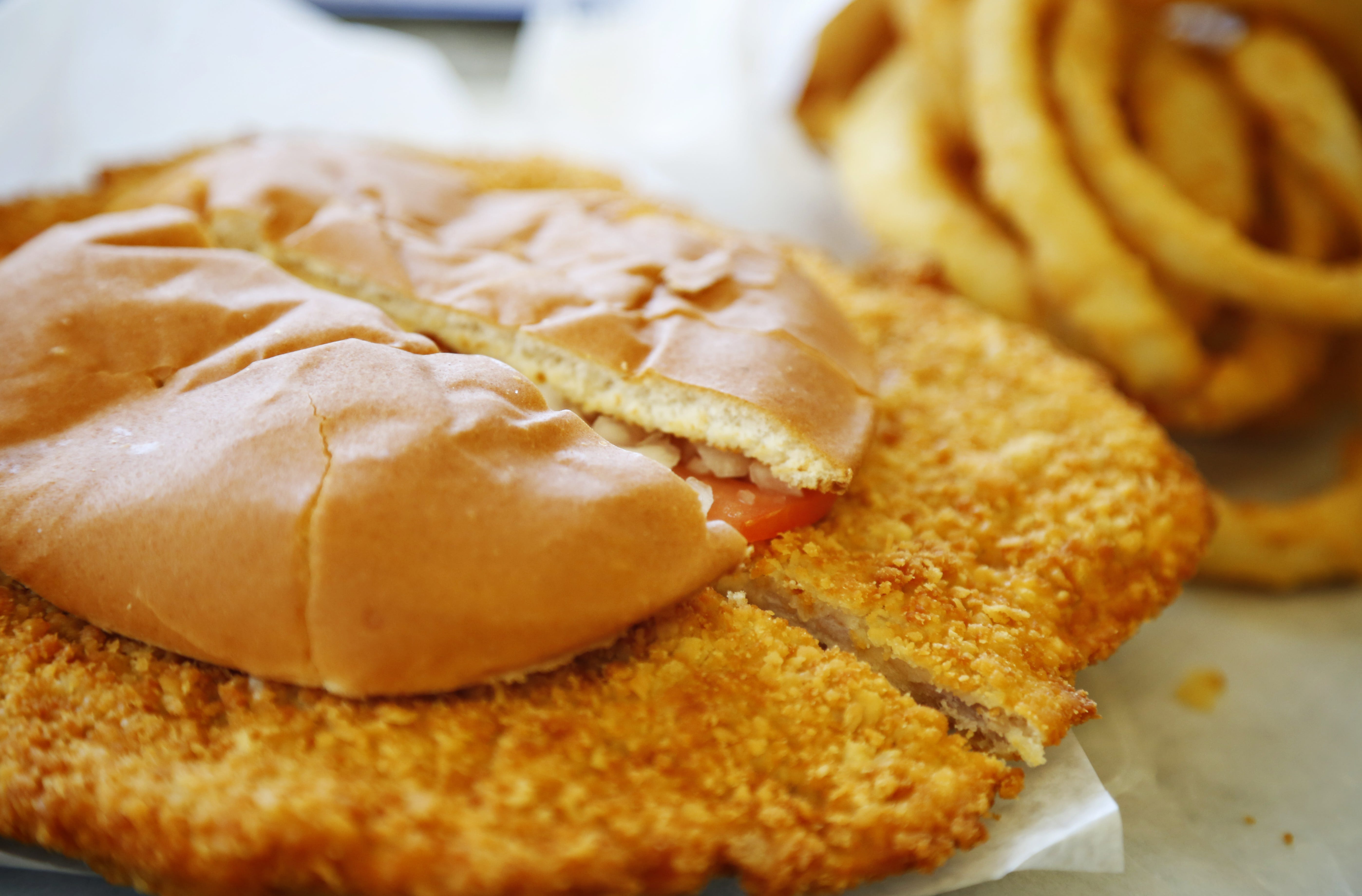 Breaded pork tenderloin The official sandwich of Iowa?