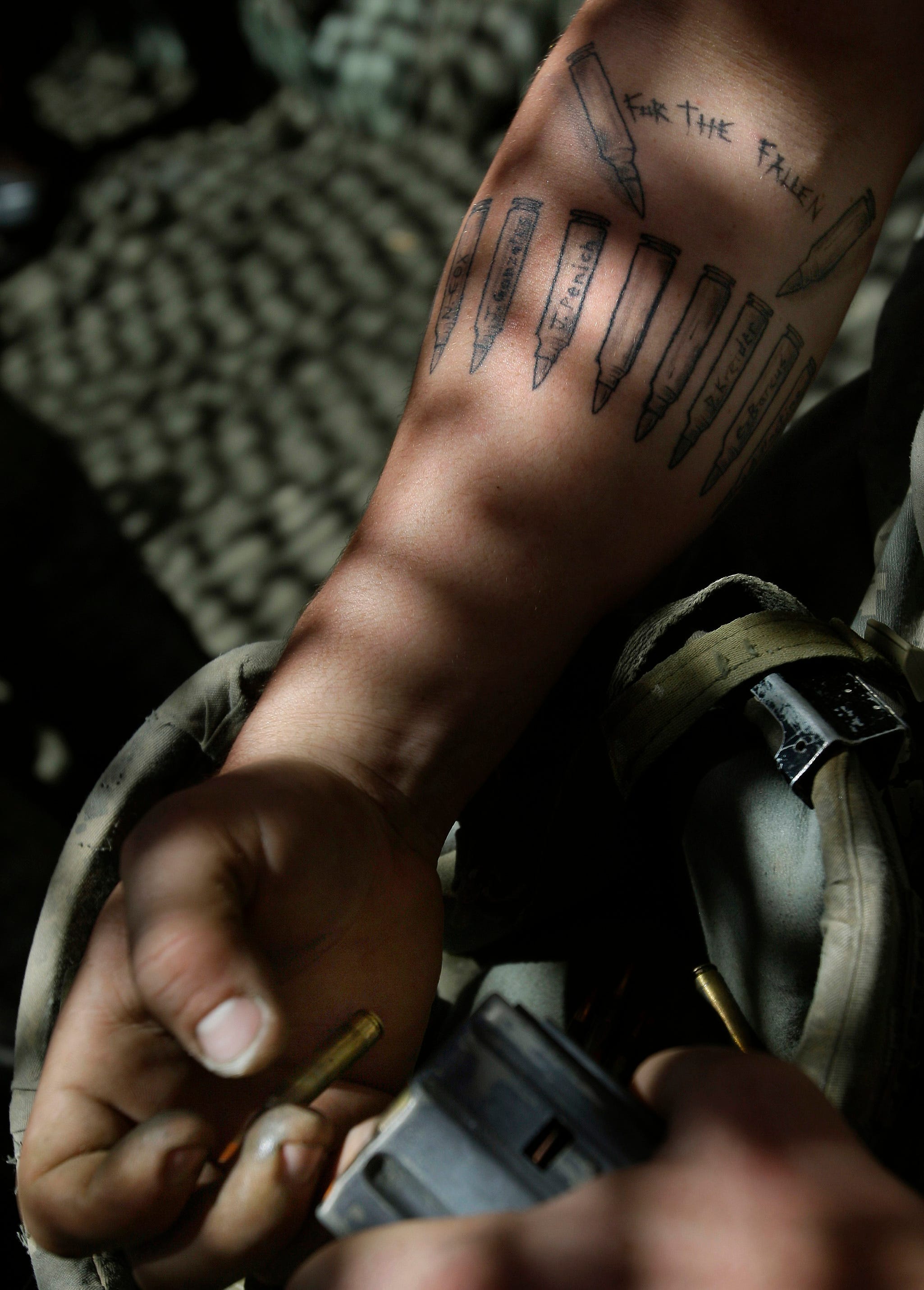 Do any of the American special ops units have traditional tattoos  Quora