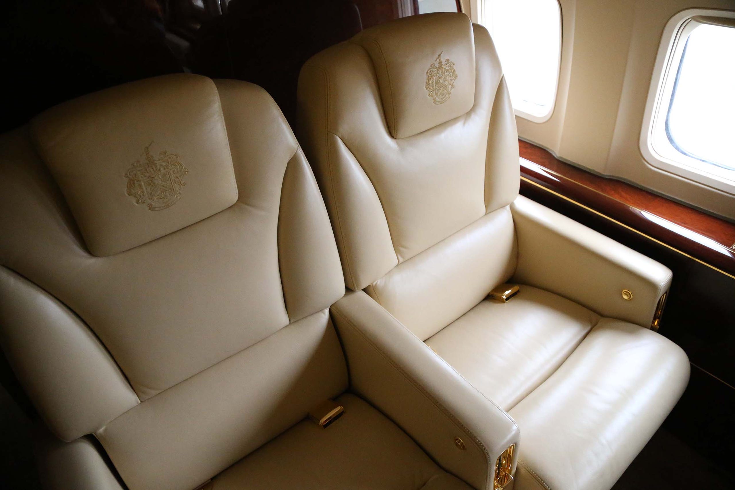 Archive Photos Inside Donald Trump S Boeing 757 In Des Moines