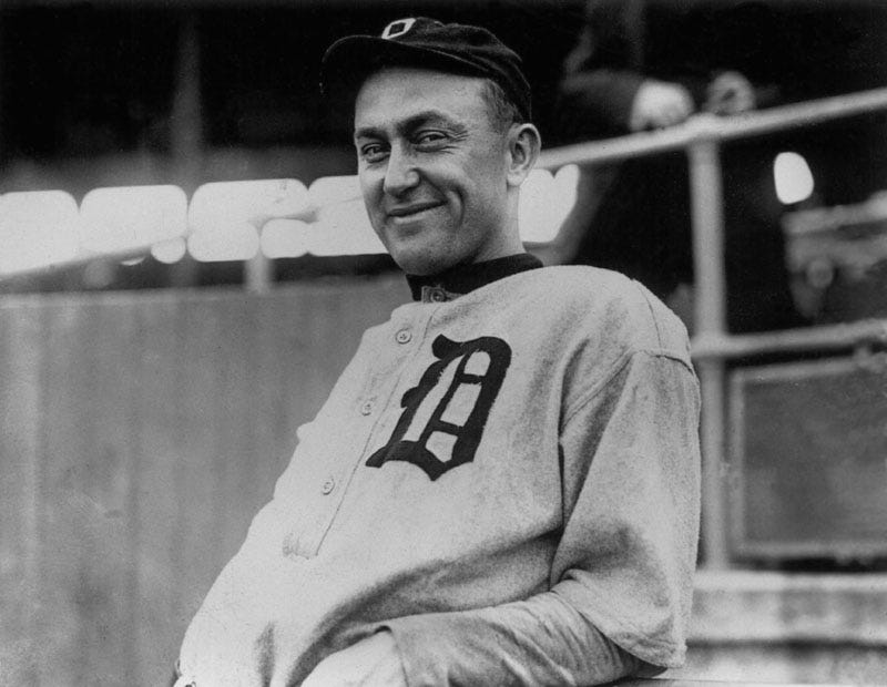 ty cobb jersey
