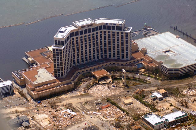 Katrina S Impact Seen From Above Then And Now Gallery