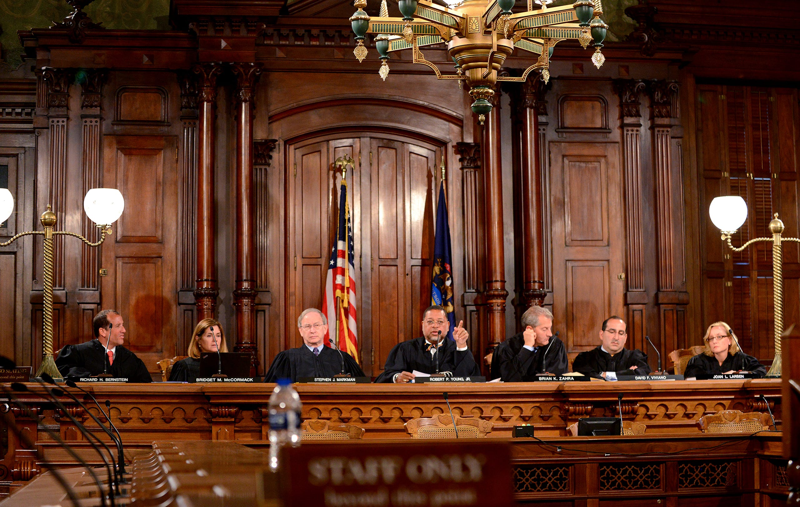 Supreme Court Meets In Old Courtroom
