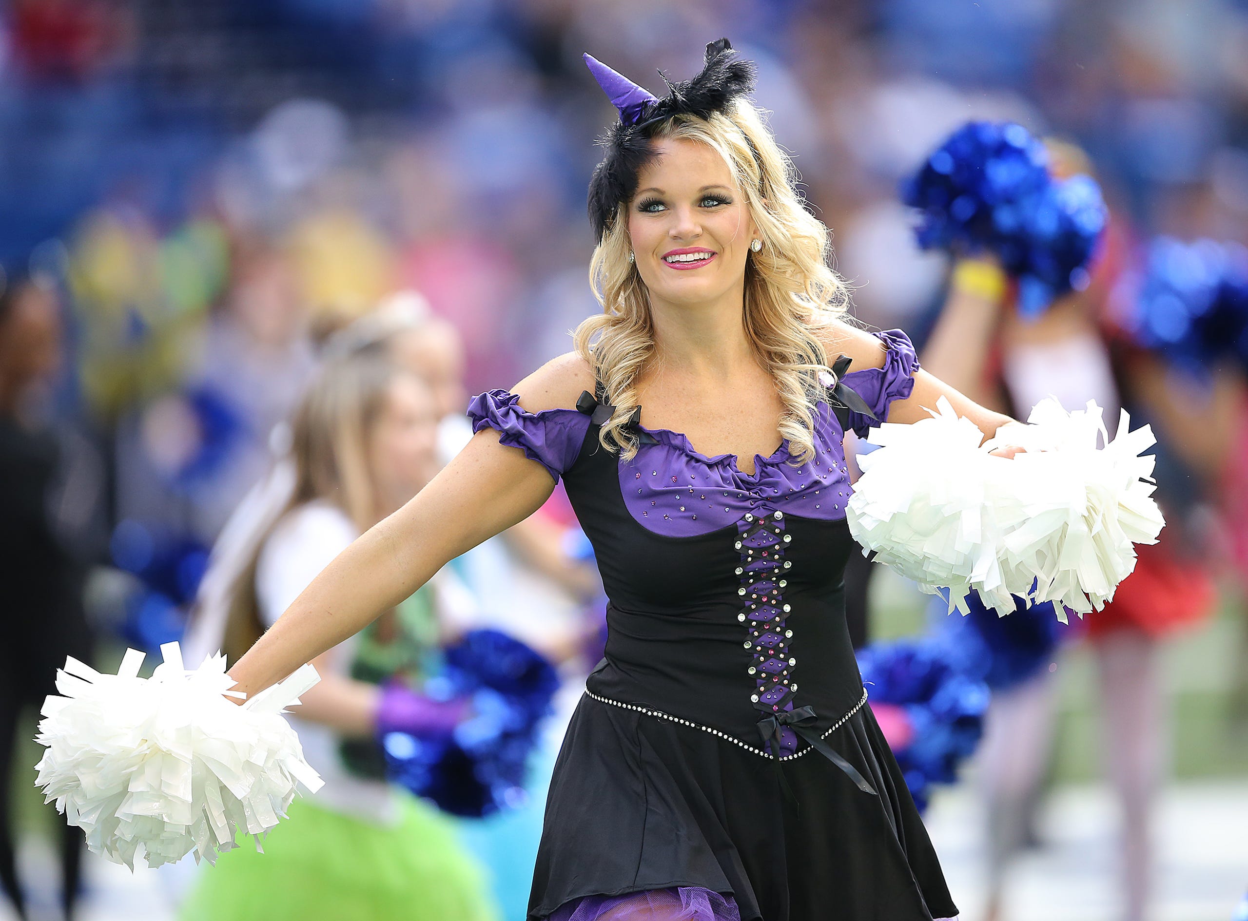 Colts Cheerleaders In The Best Halloween Costumes Sunday