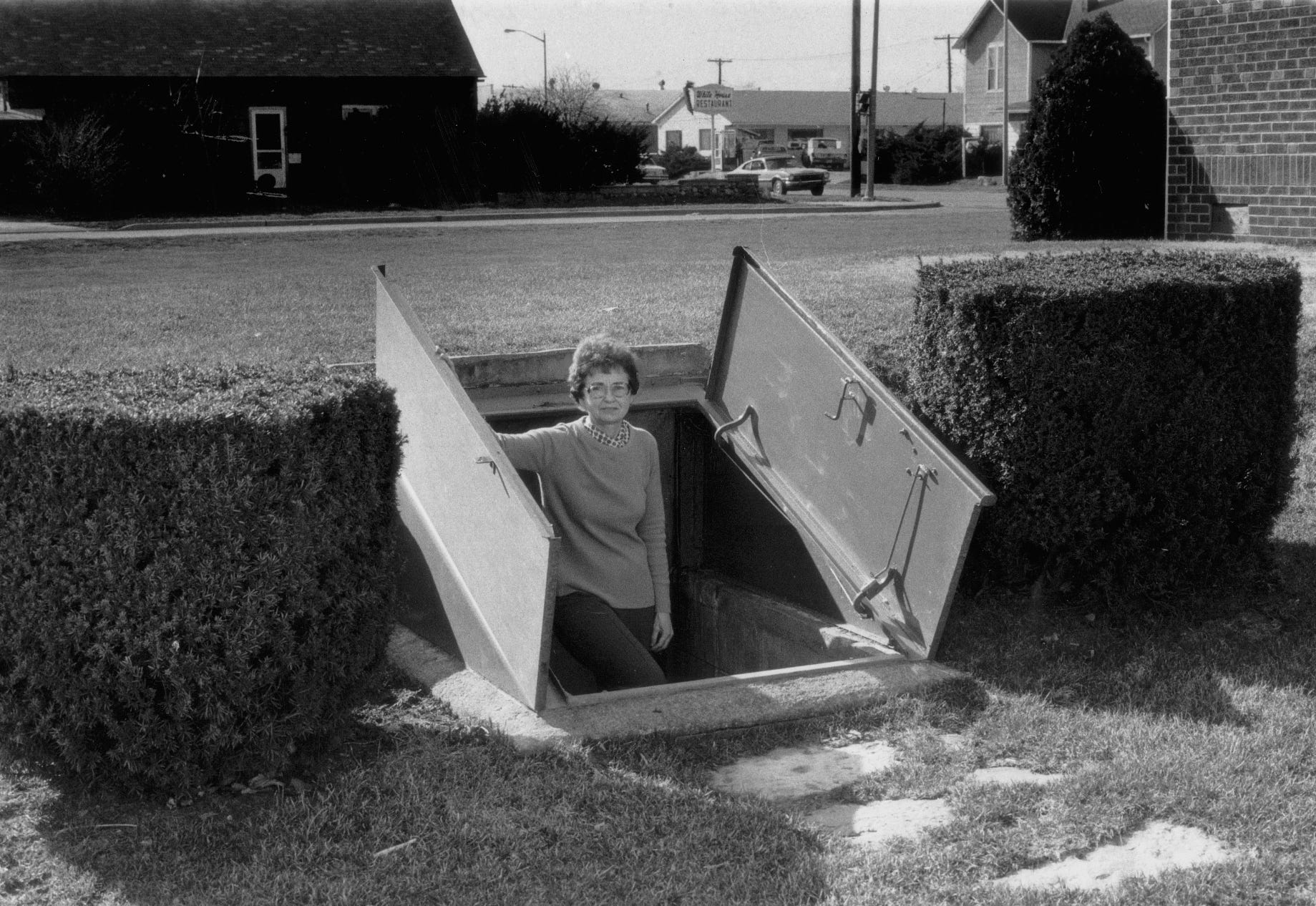 If you couldn't get to the fallout shelter, then duck and cover