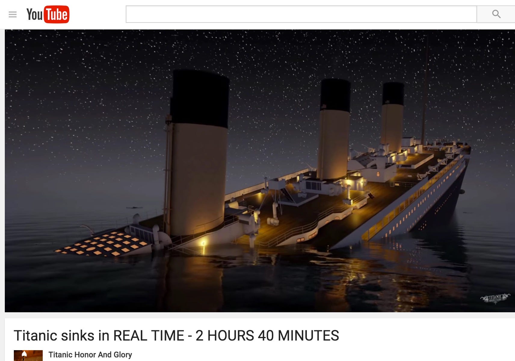 Heartbreaking animation lets you watch Titanic sink in real-time |  