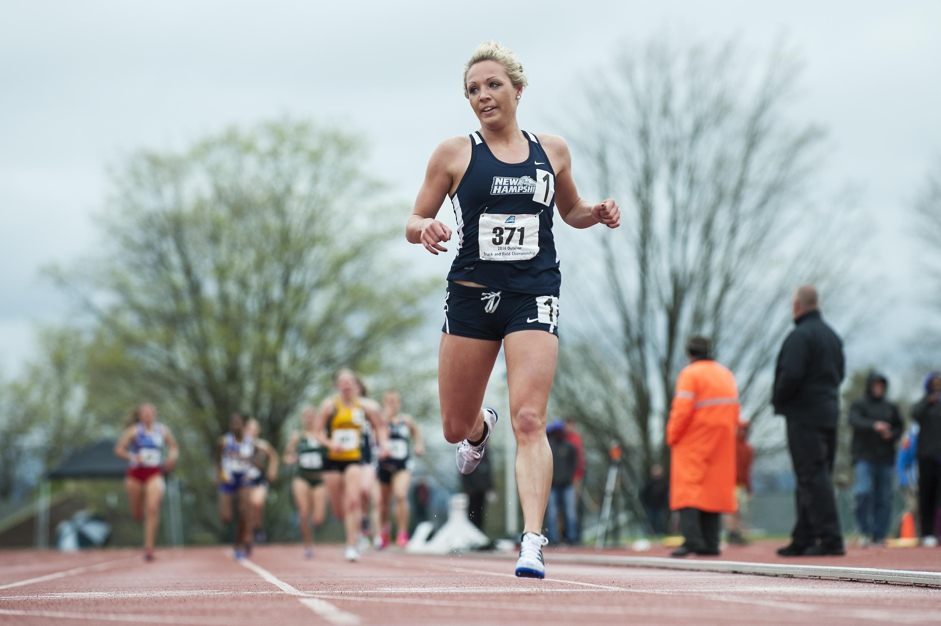 Vermont native and University of New Hampshire redshirt sophomore Elle Purrier raced to third in the 3,000-meter steeplechase at the NCAA track and field championships Saturday.