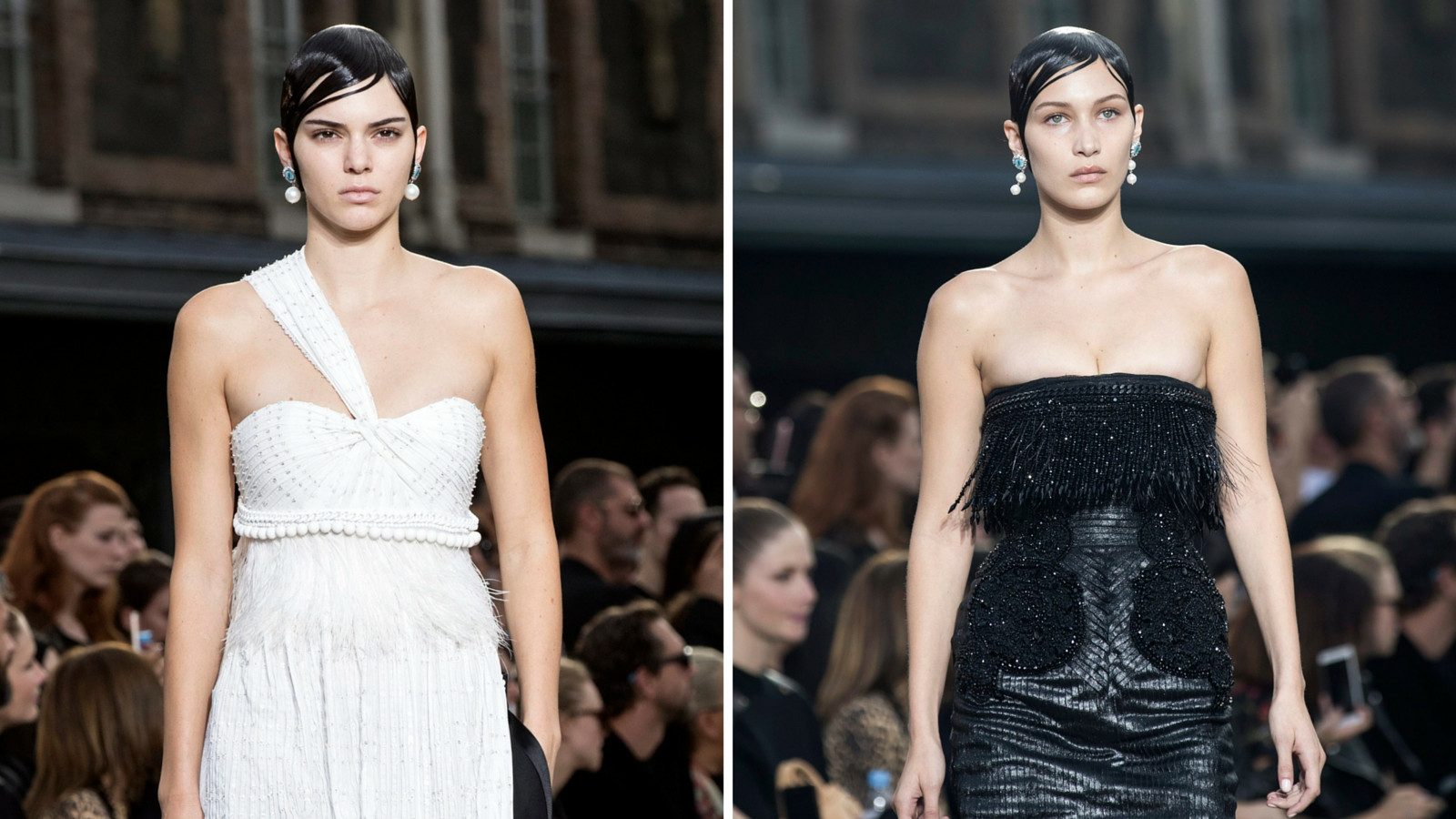 Kendall Jenner and Bella Hadid channeled Gatsby on the Givenchy runway ...