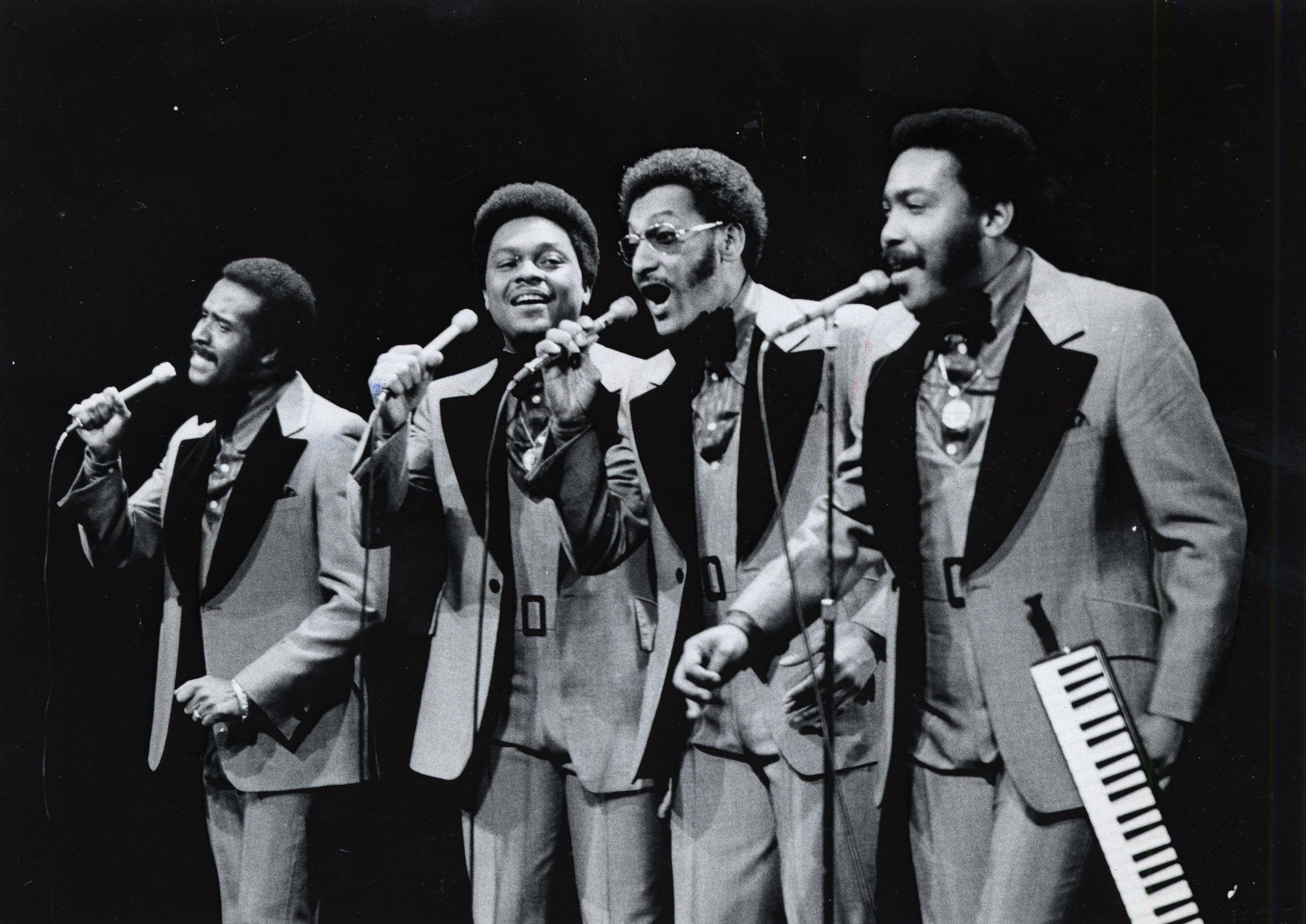 The Four Tops performing in Detroit on Feb. 13, 1973.