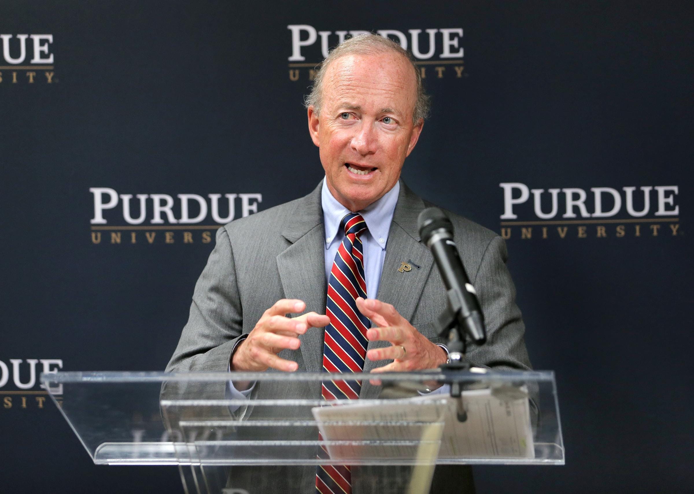 Mitch Daniels talks Kaplan, Purdue innovation