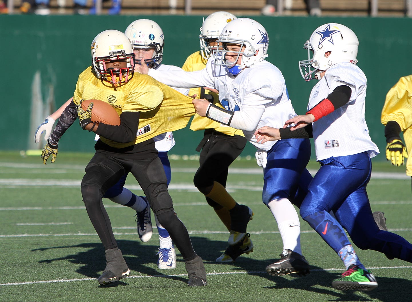 Toy Bowl games Saturday at City View Veterans Stadium