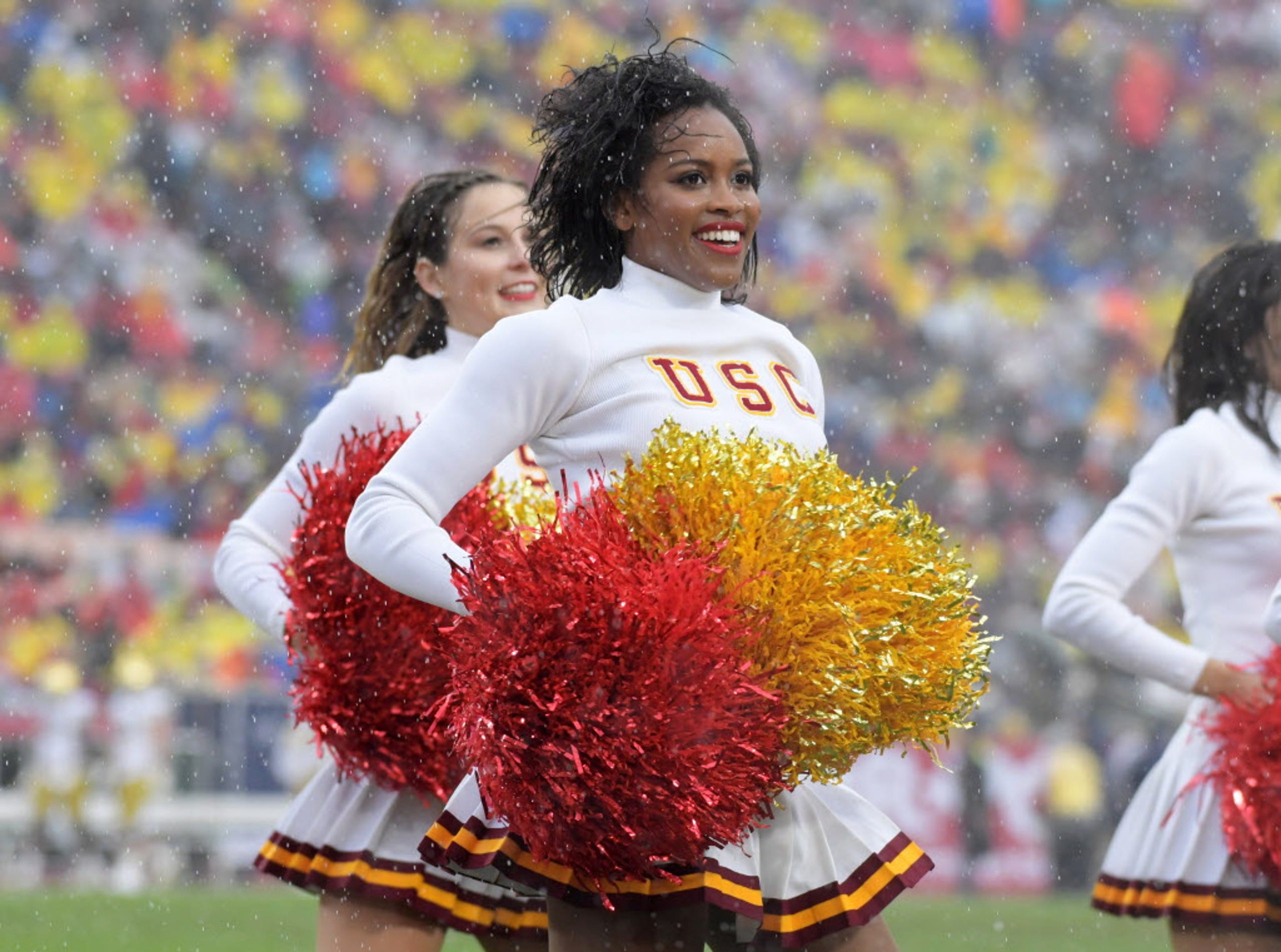Spirited College Football Cheerleaders In 2016