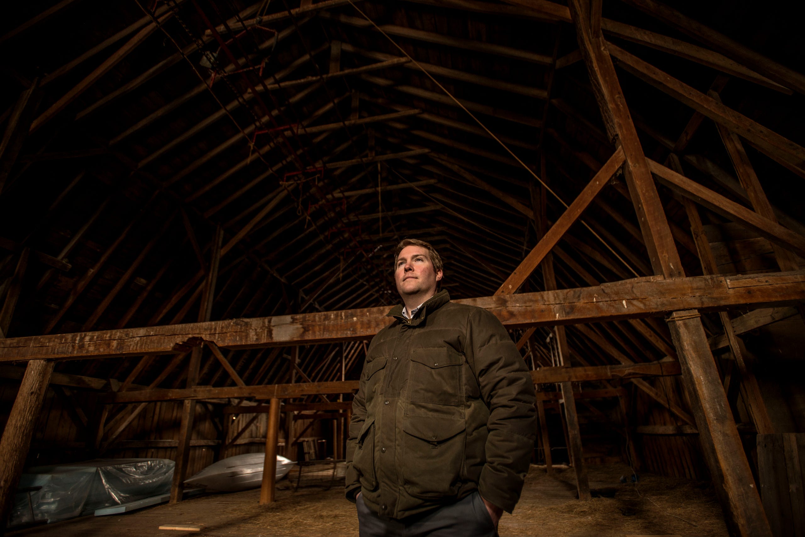Evan Langfeldt, CEO of O'Brien Brother Agency, Inc., says current plans for development of the O'Brien family property off Old Farm Road in South Burlington include preserving the barn for public use.