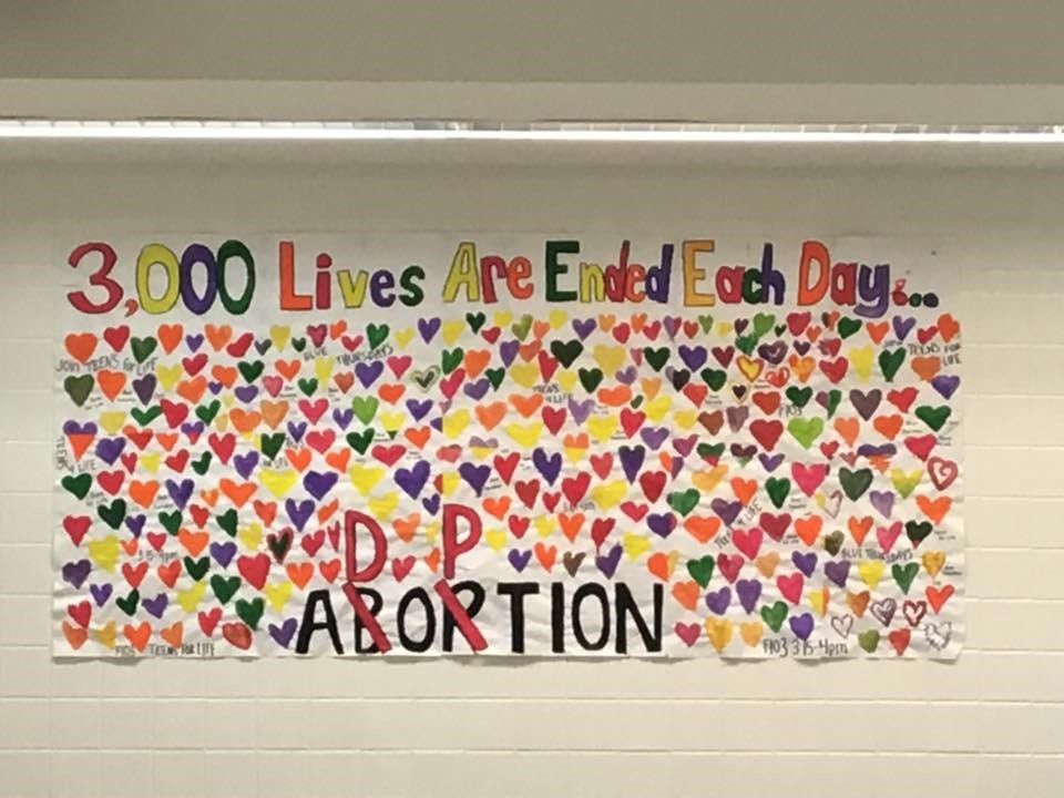 Carmel High to allow anti-abortion poster