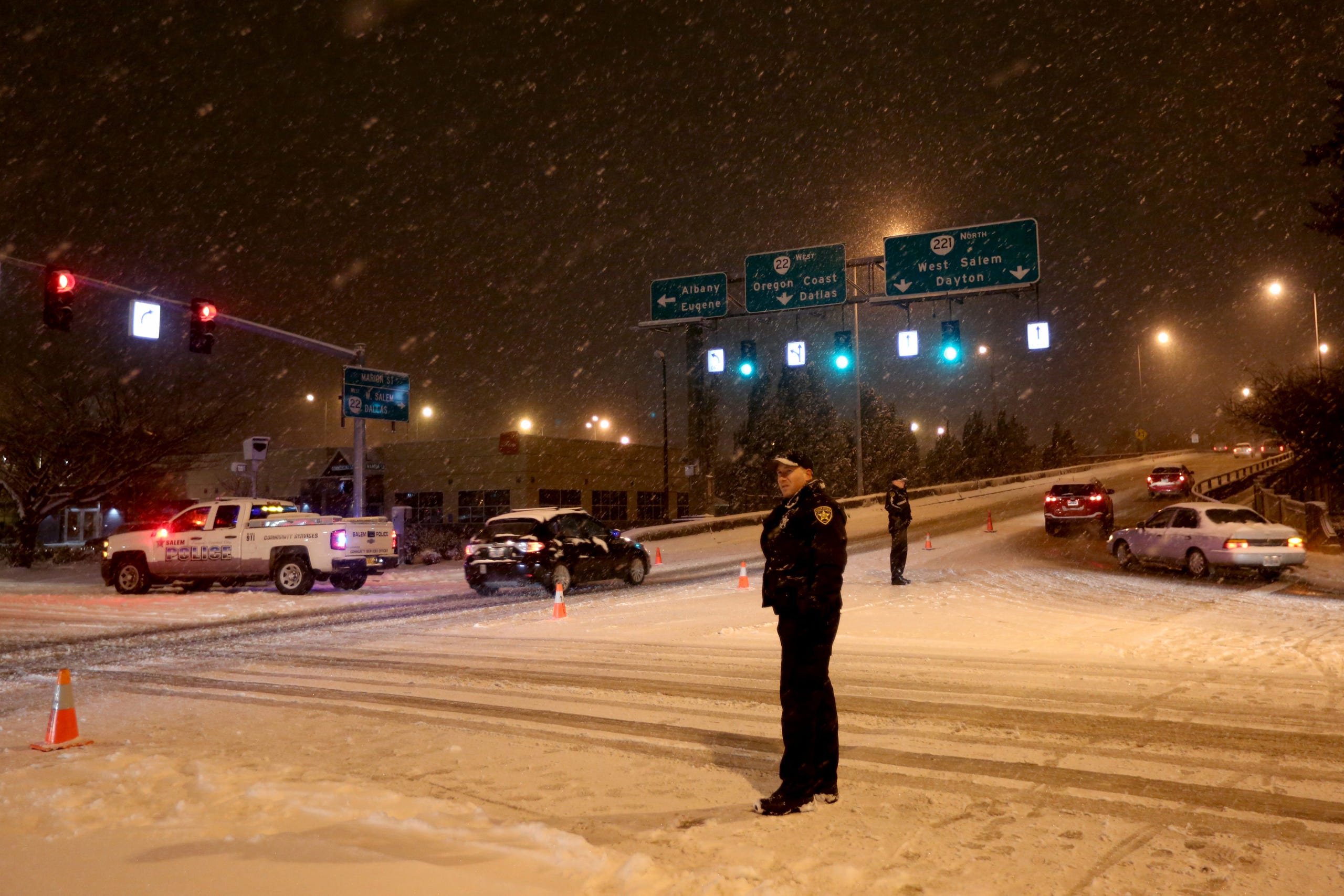 Snow Comes To Salem