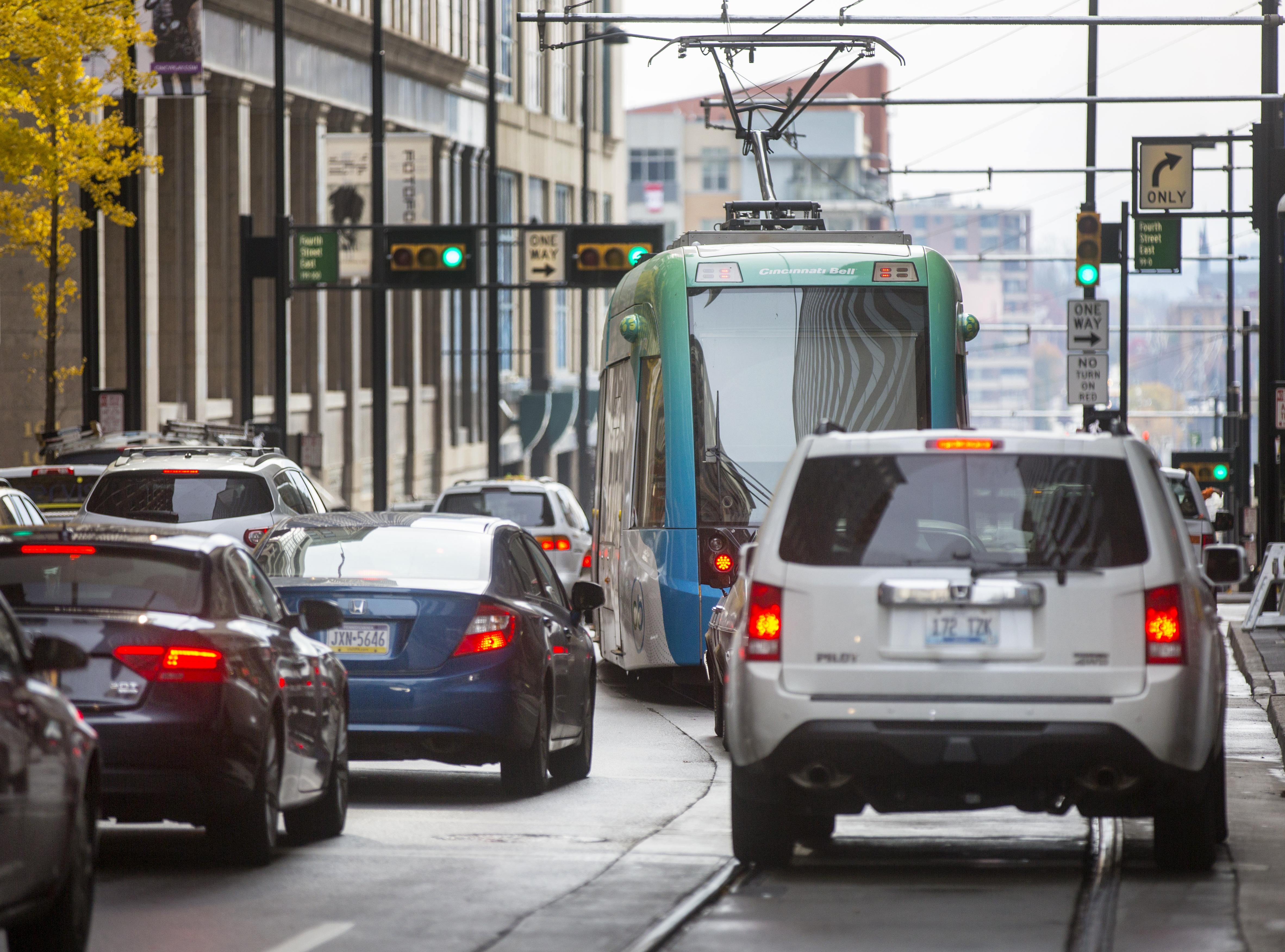 Why is the streetcar running if service is suspended?