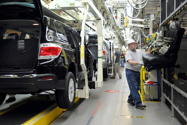 Toyota to add 400 jobs by 2019, expand Highlander production