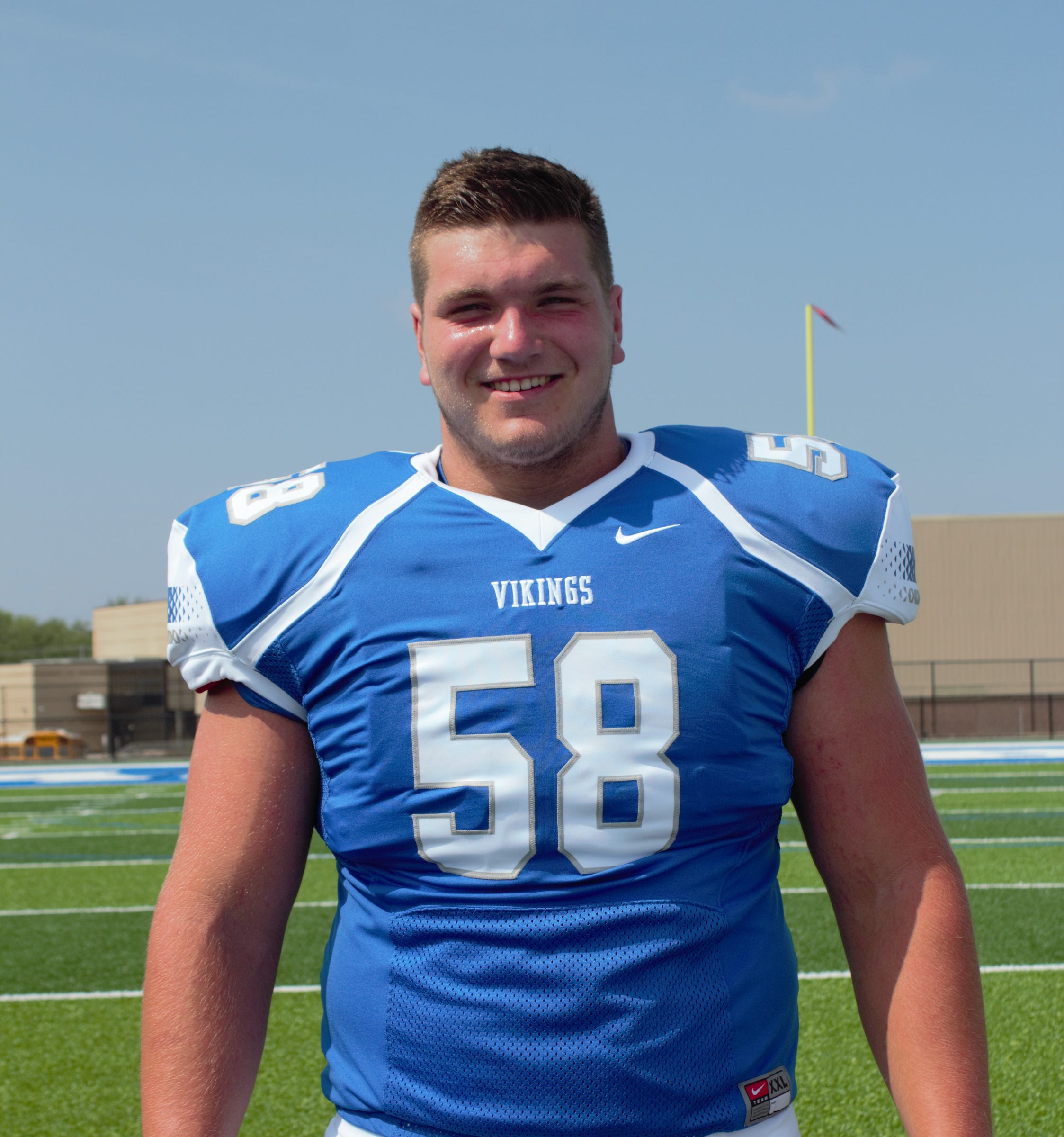 Josh Myers was an instant starter on Miamisburg’s varsity football team, drawing interest from college scouts immediately.