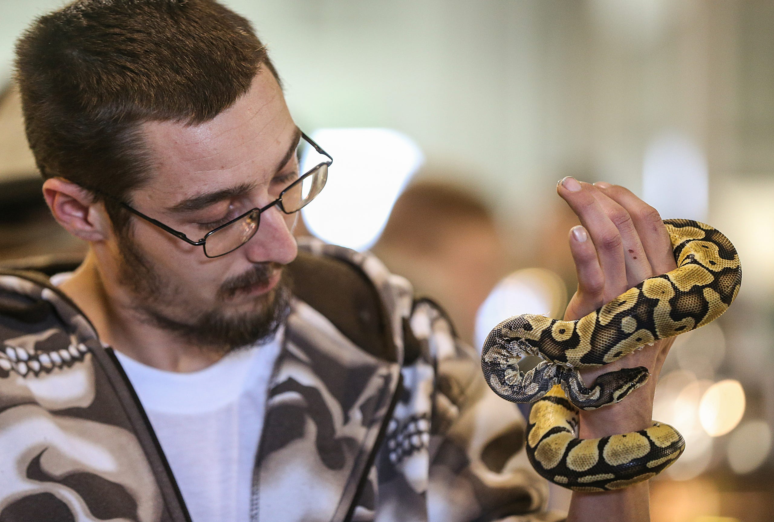 Midwest Reptile Show at state fairgrounds