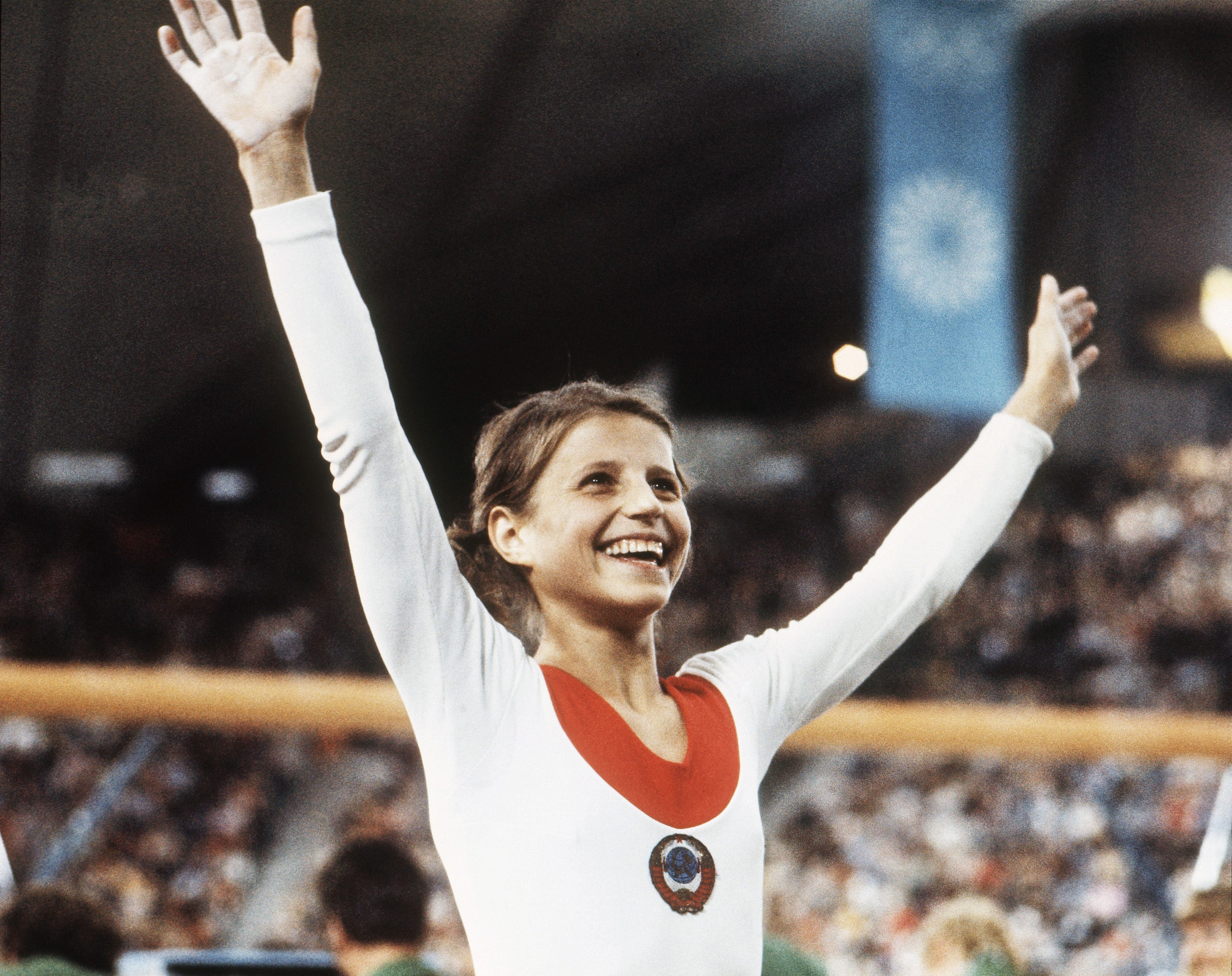 Советская олимпийская гимнастка