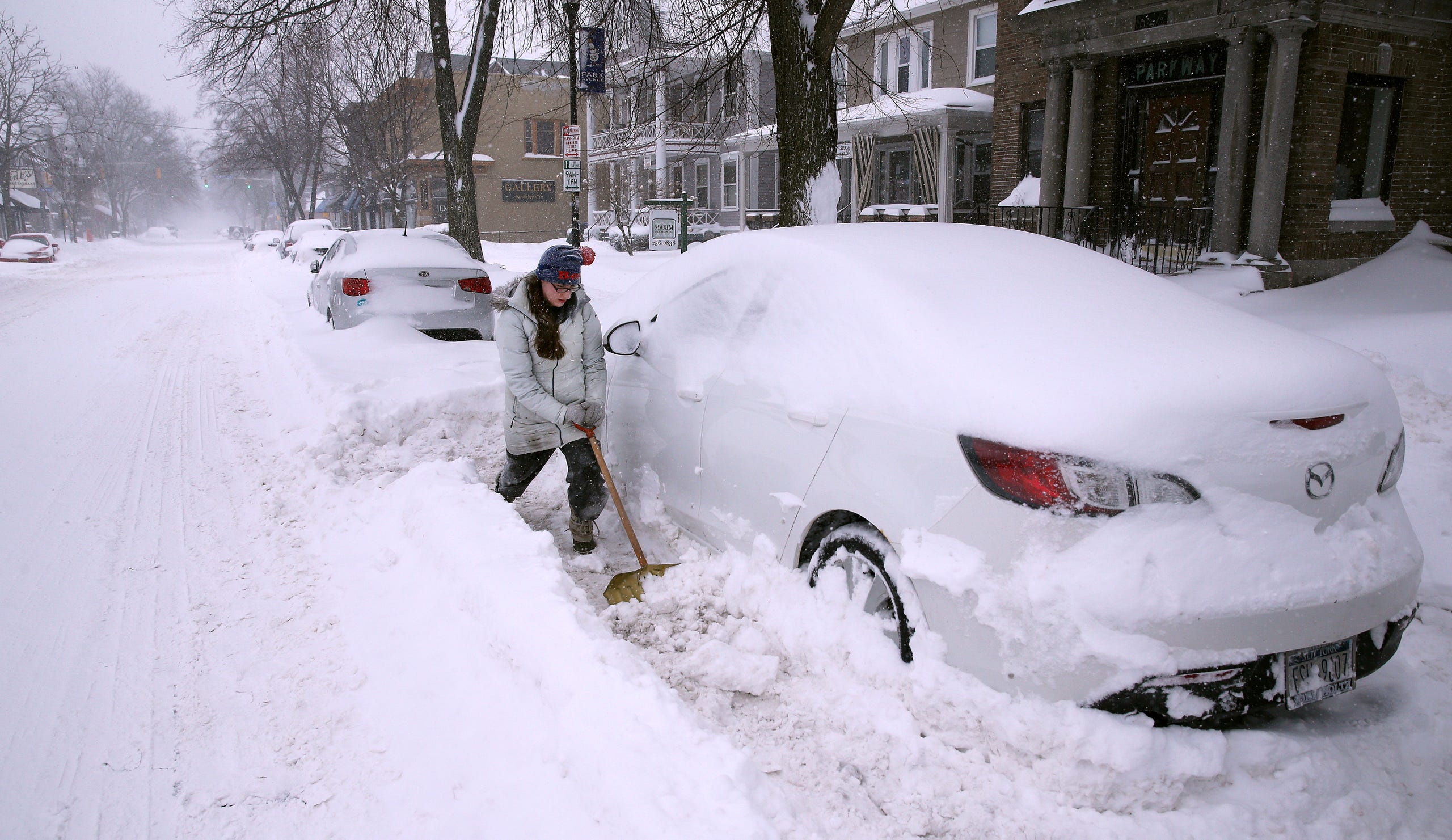 Photos Winter Storm Covers Rochester Northeast