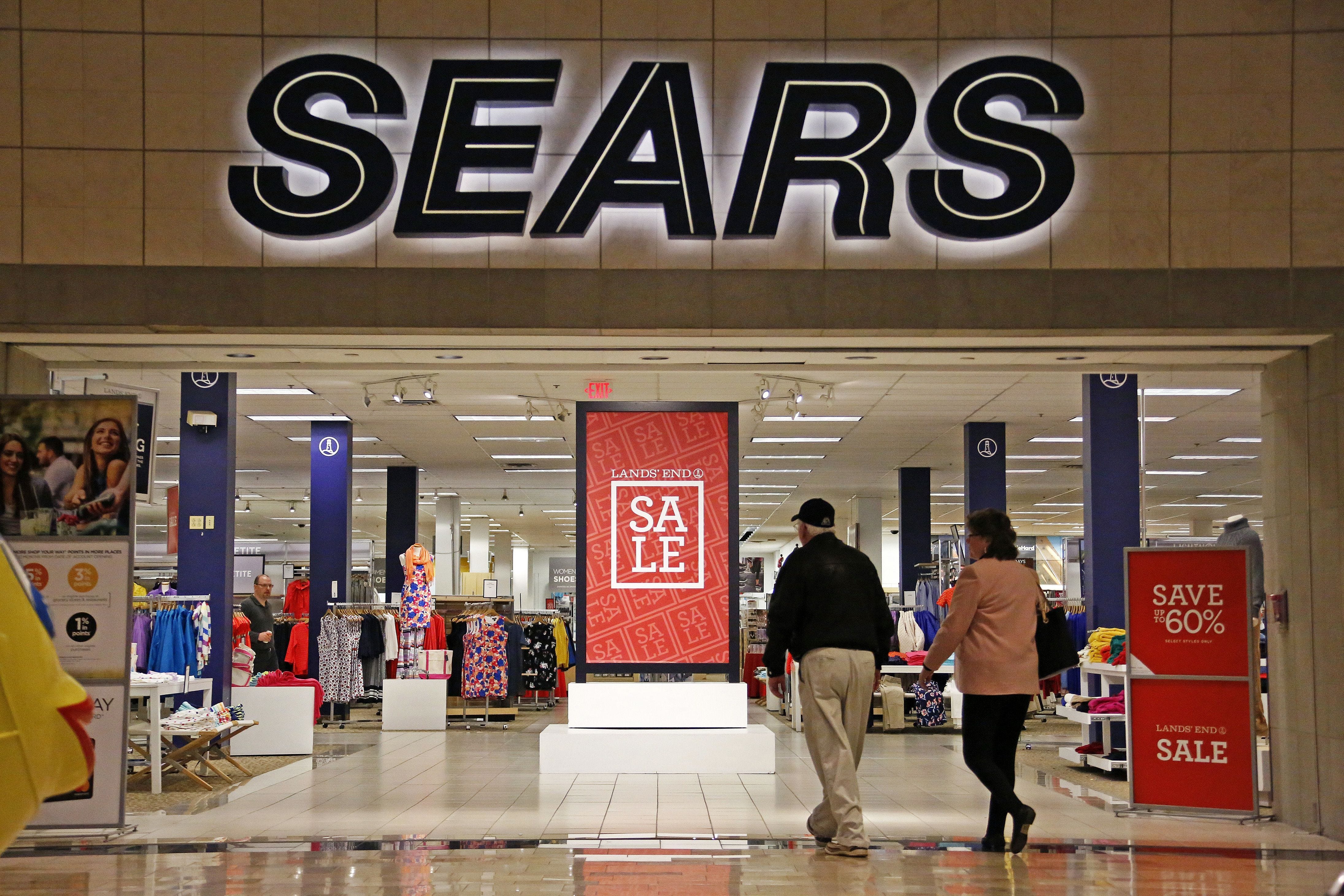 Sears and Kmart might not have enough money to stock their shelves