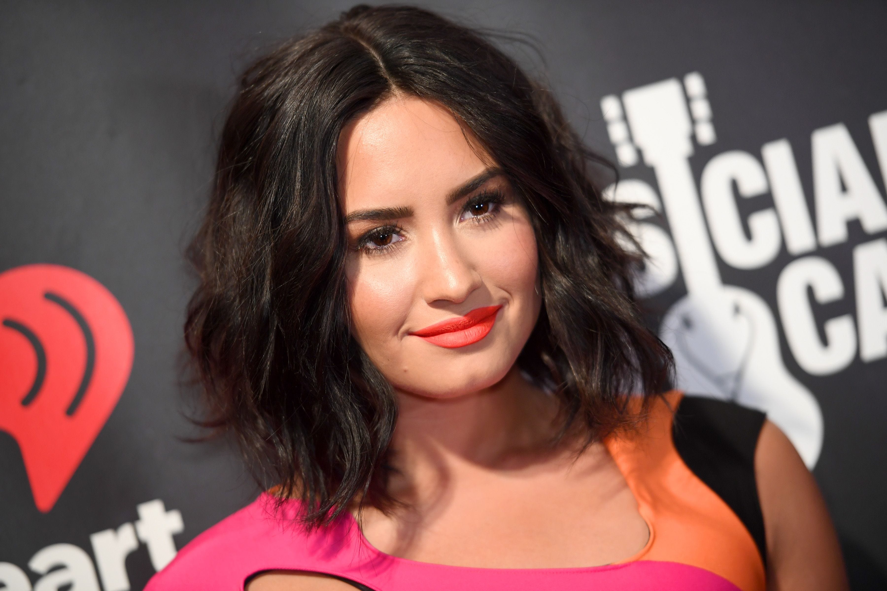 Demi Lovato laughs off revealing photo: 'It's not nude and it's just cleavage'
