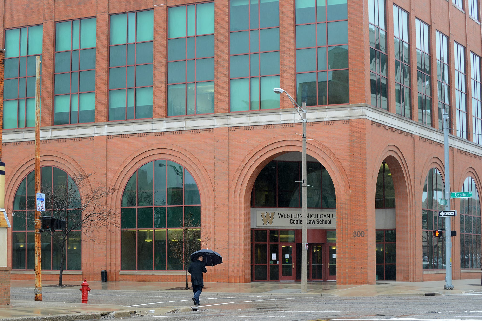 The Western Michigan University Thomas M. Cooley Law School pictured on Thursday, March 30, 2017.