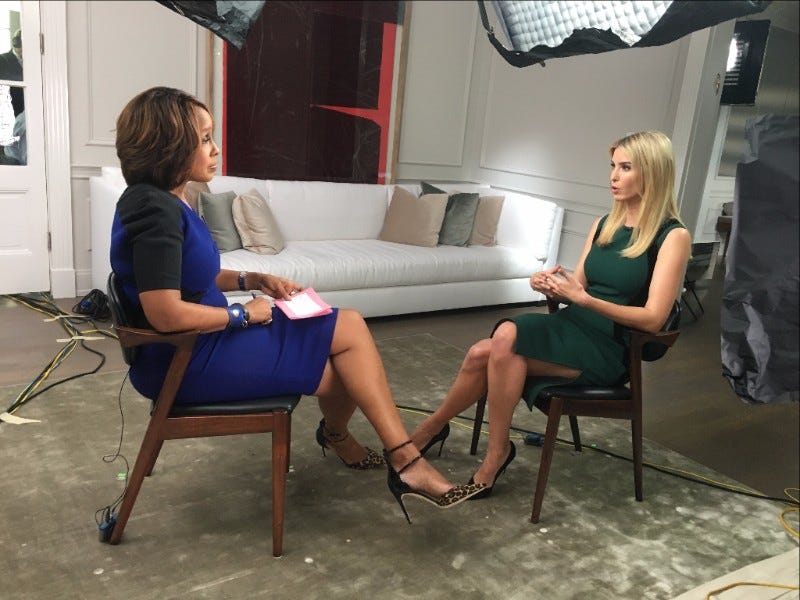 Ivanka Trump tells Gayle King: I am more effective off social media