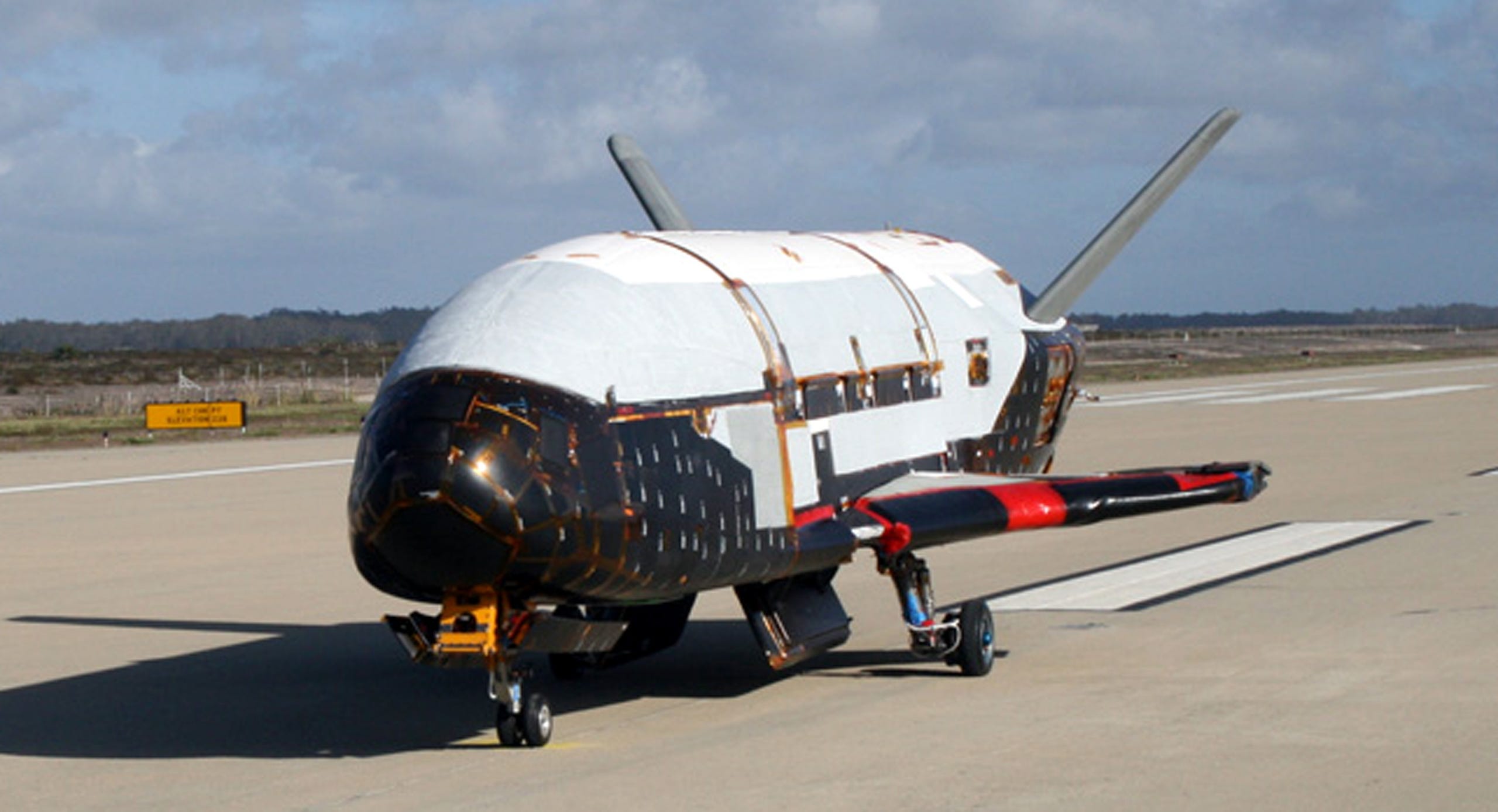 The X-37B spacecraft.