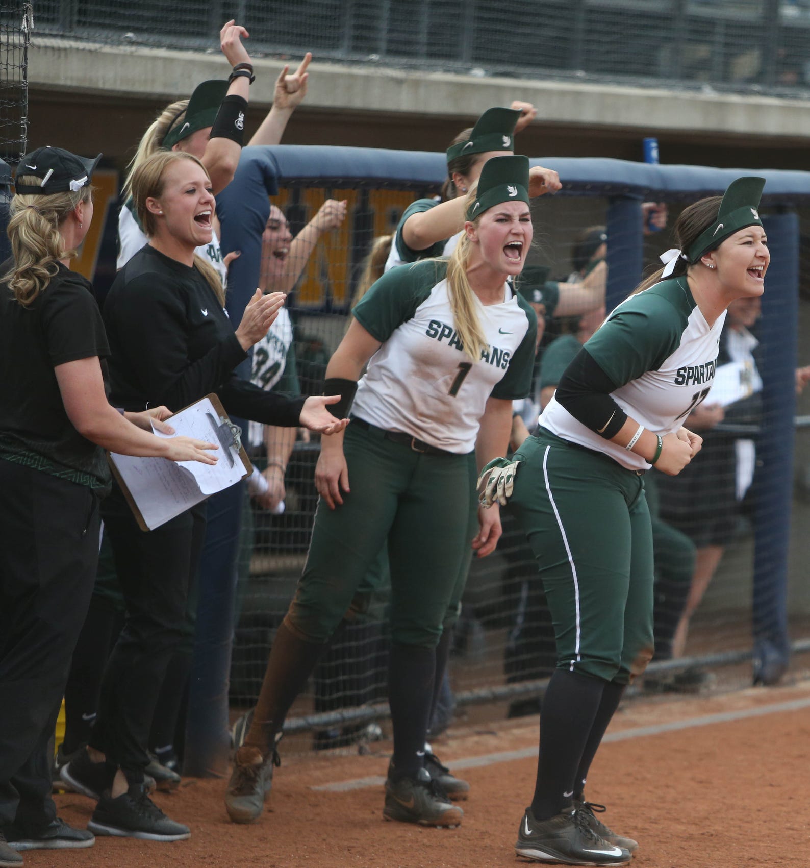 Big Ten Softball Tournament Ohio State 4 Michigan State 3