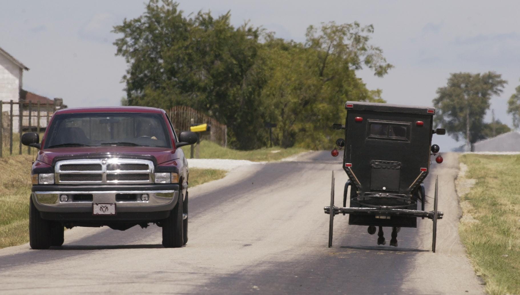 Amish boy, 4, dies in fall from buggy