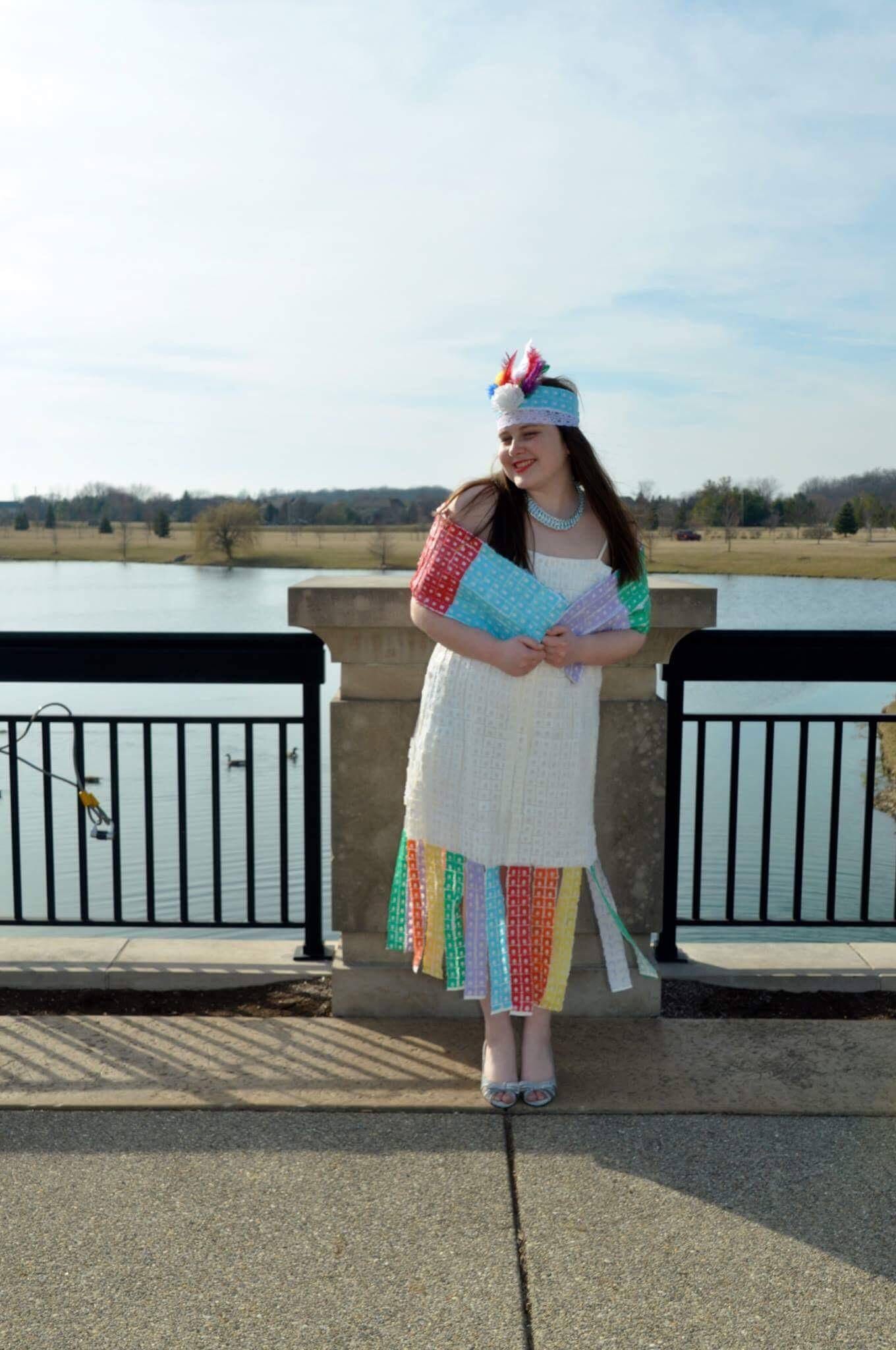 Carmel teen makes dress out of plastic -- and it's all for the greater good