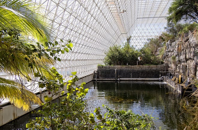 Inside the Biosphere 2.