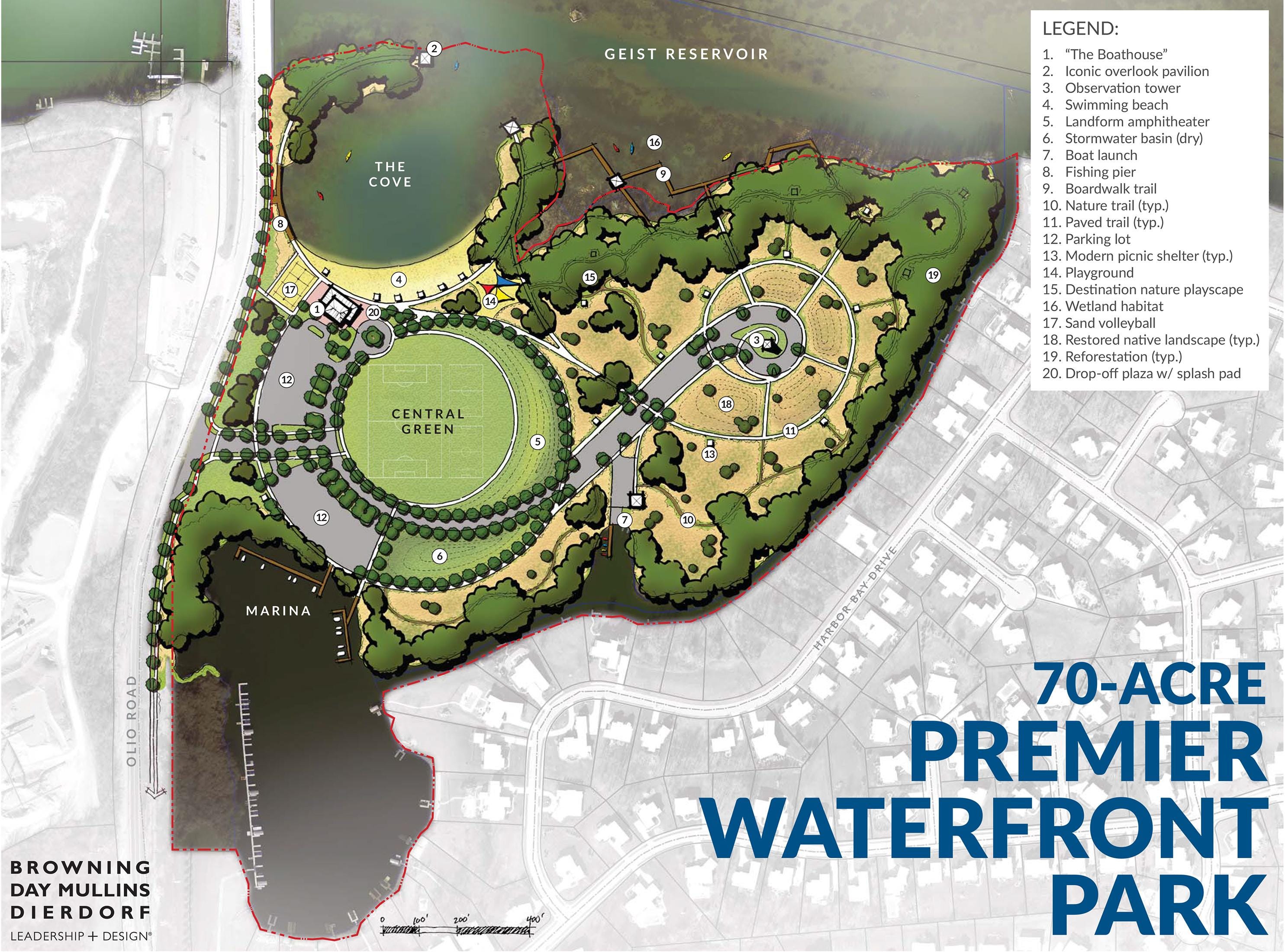 Geist, home of rich and famous, may get park, beach, open to all