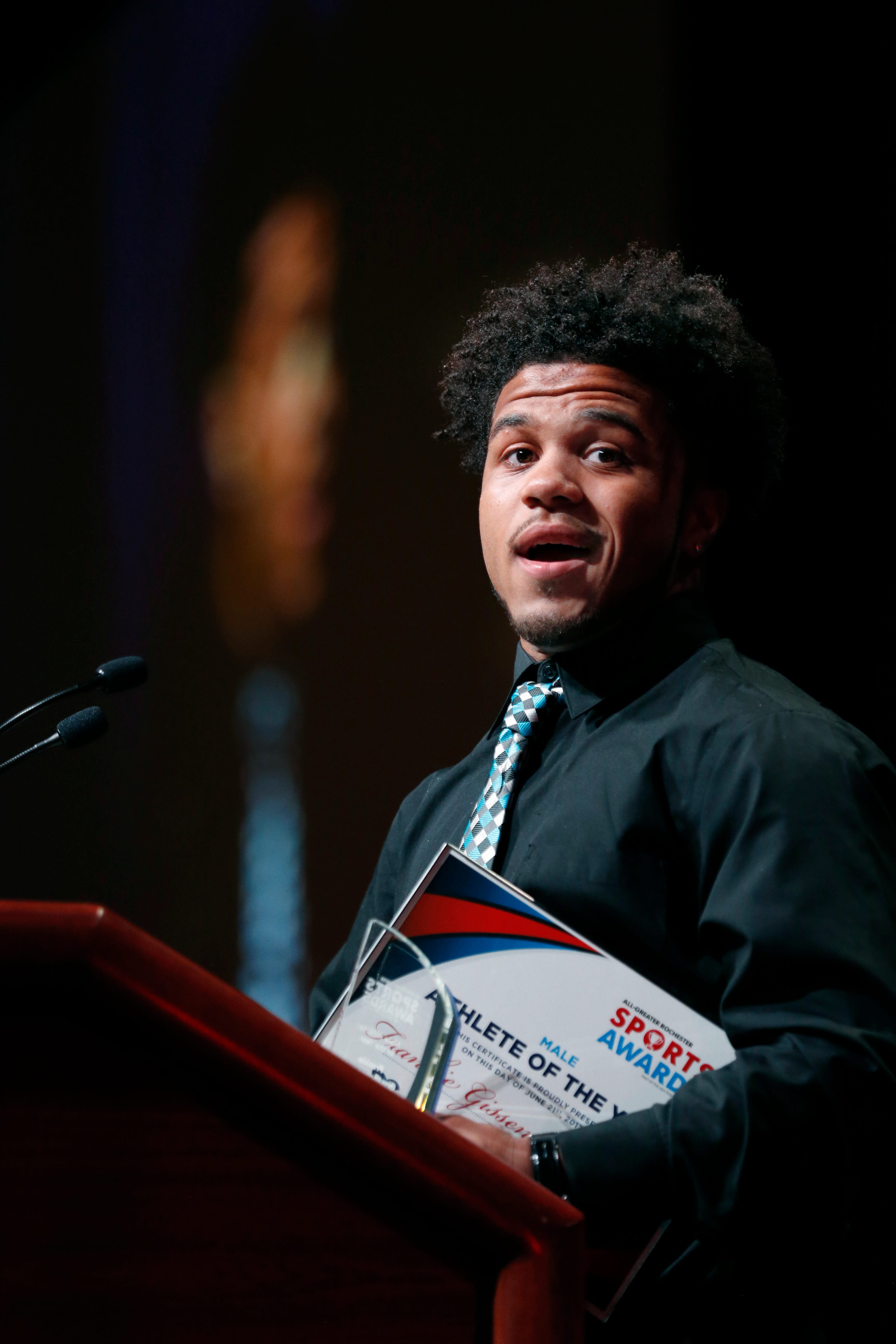 Best of the All-Greater Rochester high school athletes take their bows at awards