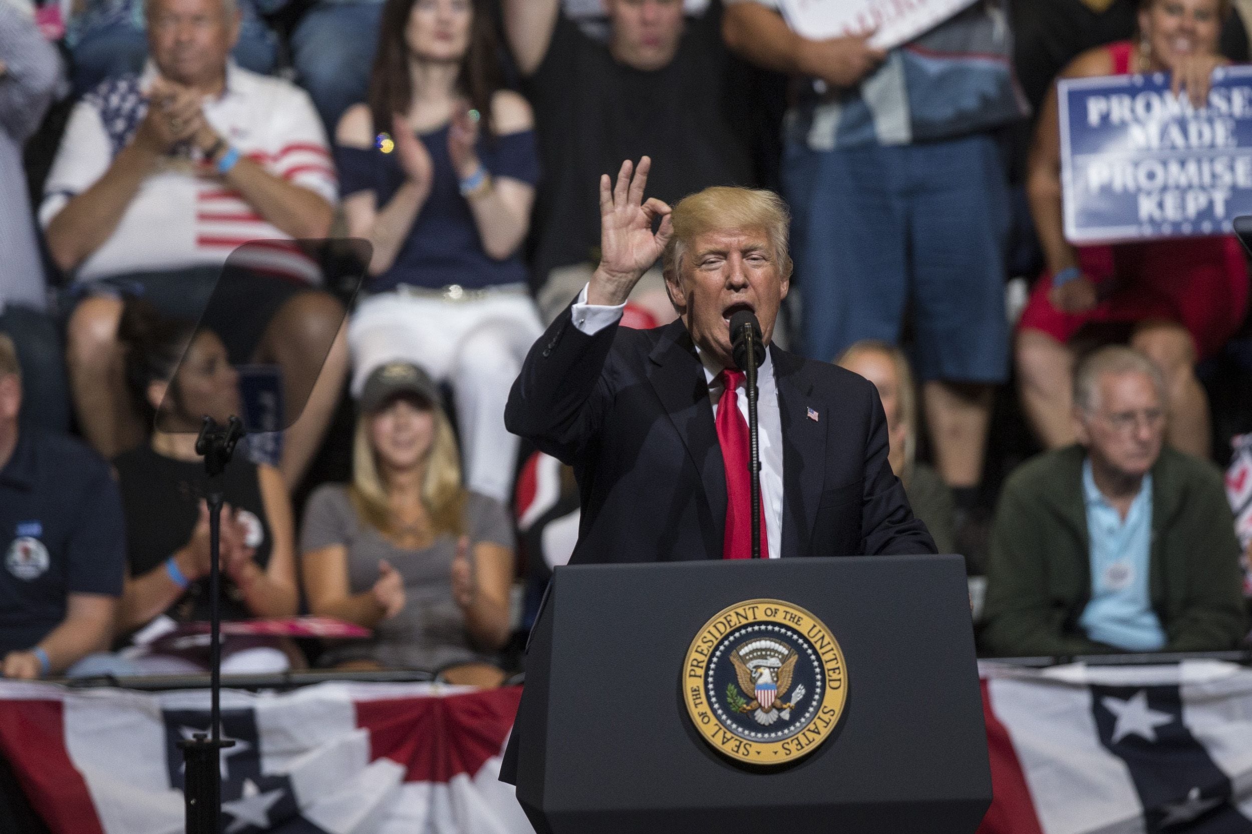Fact check: Trump makes misleading claims at Iowa rally