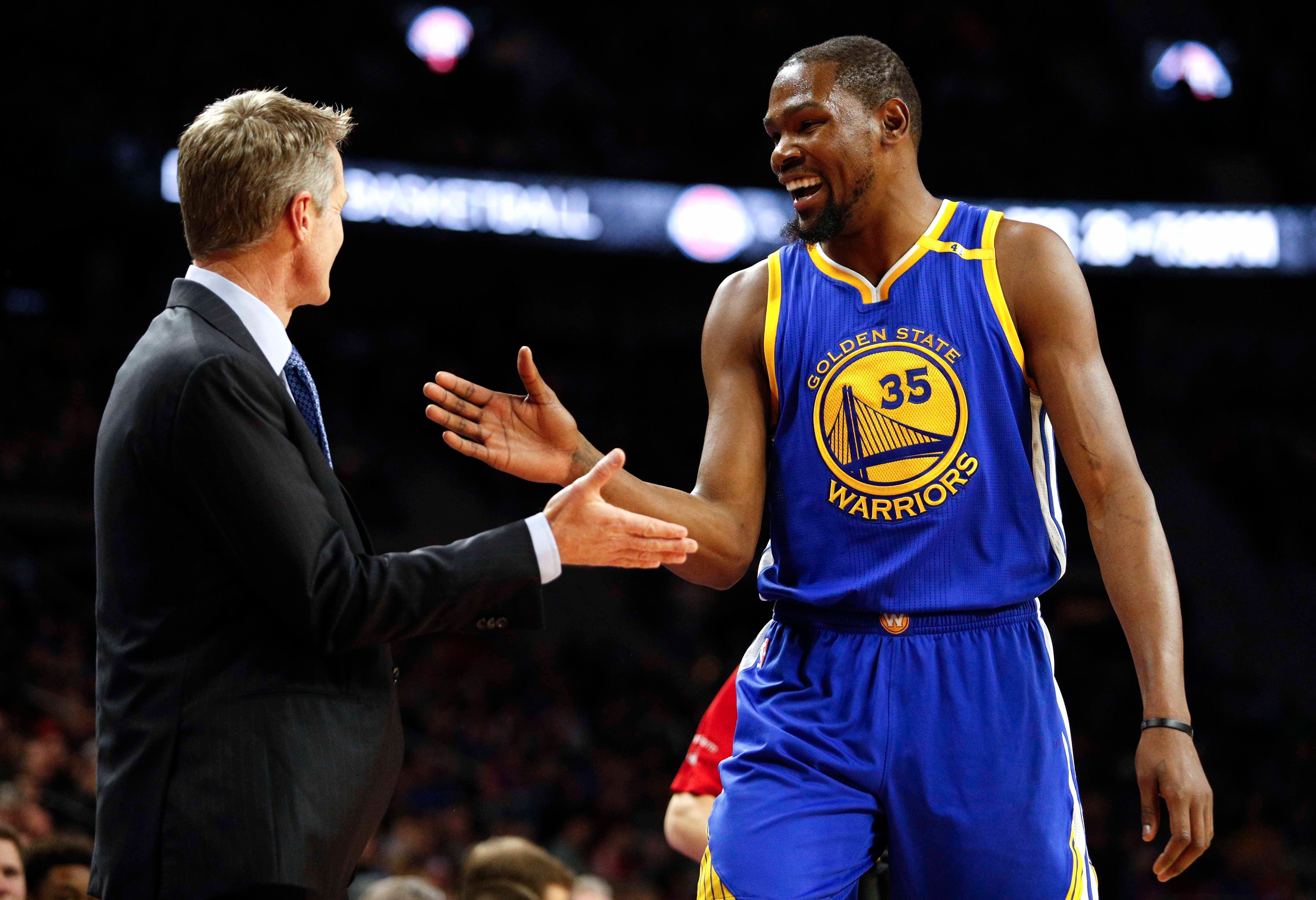 Warriors' Kevin Durant will lead youth clinic, donate courts on upcoming India trip