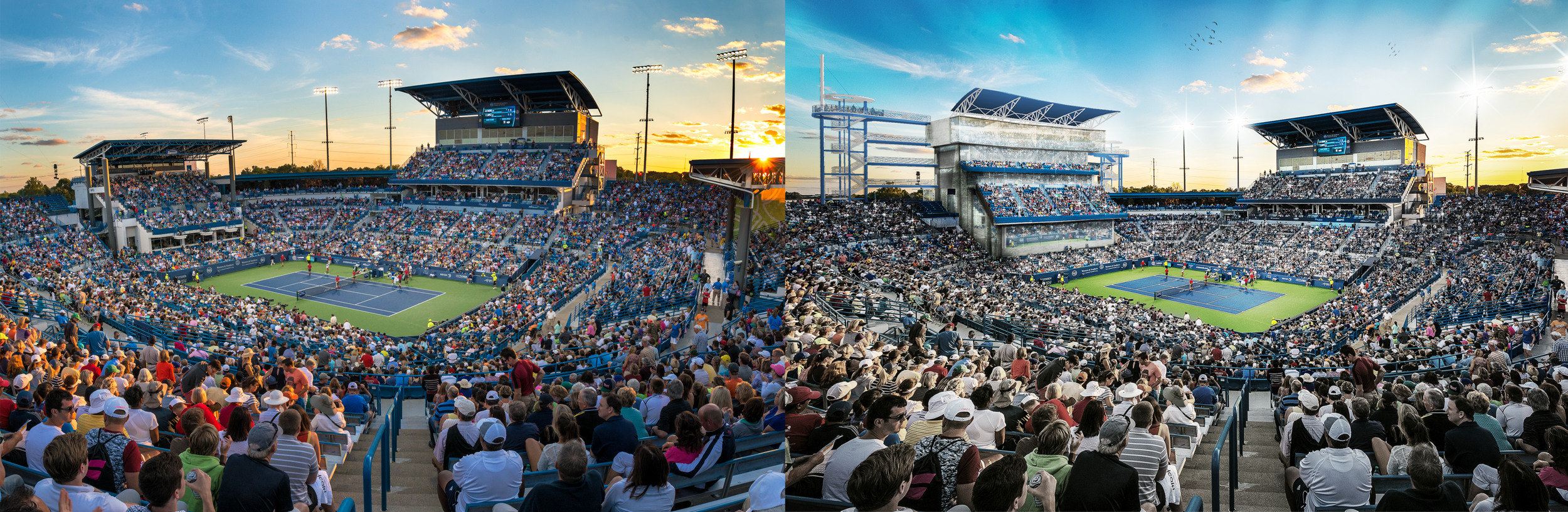 Western & Southern Open announces $25M Center Court expansion, talks 2017 fields