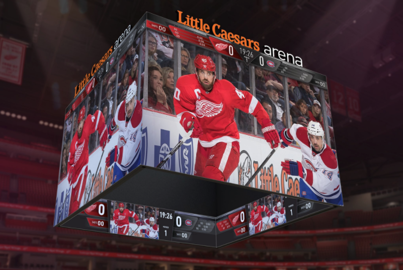Little Caesars Arena will have world's largest centerhung scoreboard