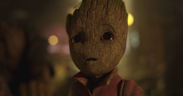 More than a speed man, Vin Diesel voices the adorable Baby Groot in "Guardians of the Galaxy Vol. 2."