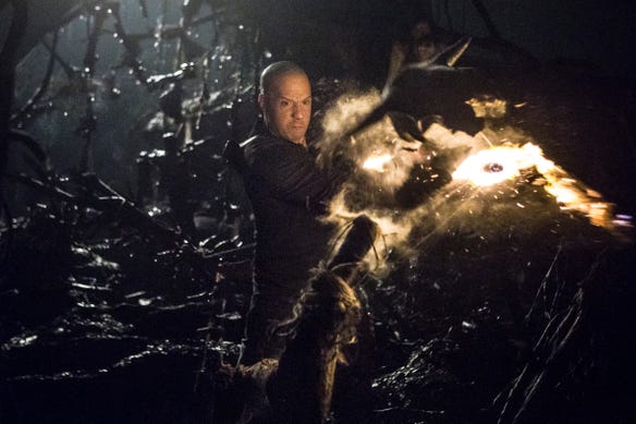 Vin Diesel stars as Kaulder in the 2015 fantasy film "The Last Witch Hunter."