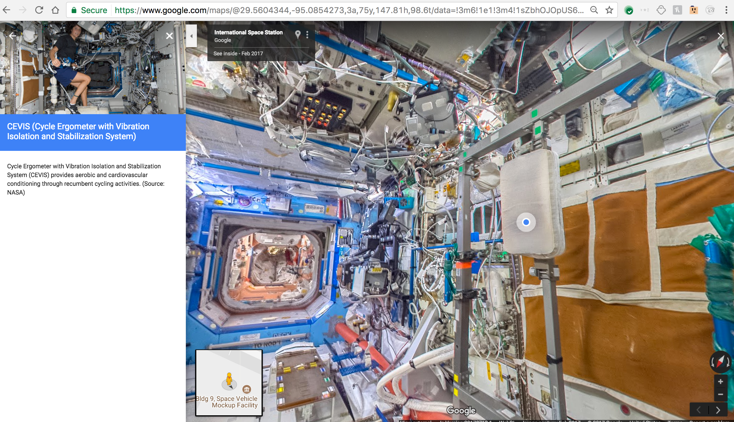 Google Street View now lets you tour the International Space Station