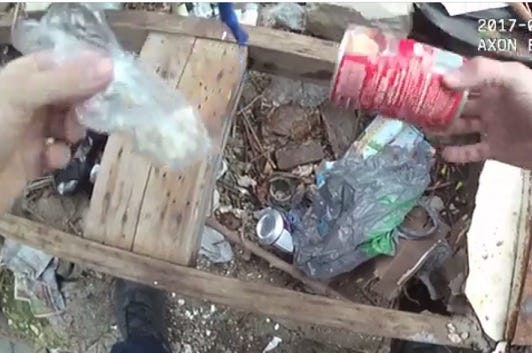 Body cam video allegedly shows Baltimore cop planting drugs at crime scene
